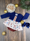 Vintage Christmas Toys Infant Romper