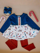 Vintage Christmas Toys Leggings Set