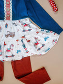 Vintage Christmas Toys Leggings Set