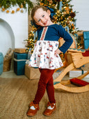 Vintage Christmas Toys Leggings Set