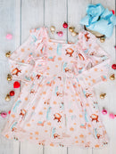 Vintage Nativity Scene Twirl Dress