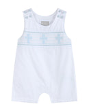 White and Blue Holy Smocked Jon Jon