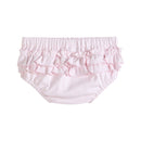 White and Pink Bloomers Knit 2pc Set