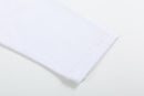 White Cotton Layering Girls Shirt
