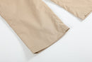 White Football Truck Shirt and Brown Pants Set
