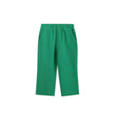 White Pompom Reindeer and Green Pants Set