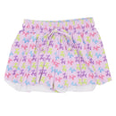 Neon Balloon Dog Butterfly Girls Shorts – Pink Pastel Boutique Skirted Shorts | Bossier City, LA