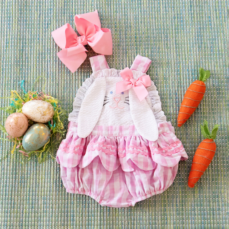 Girls Twirly Skirt Easter Bunny Bubble