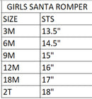 Girls Christmas Santa Romper