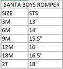Boys Cookies For Santa Romper