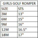 Girls Fairway Golf Romper
