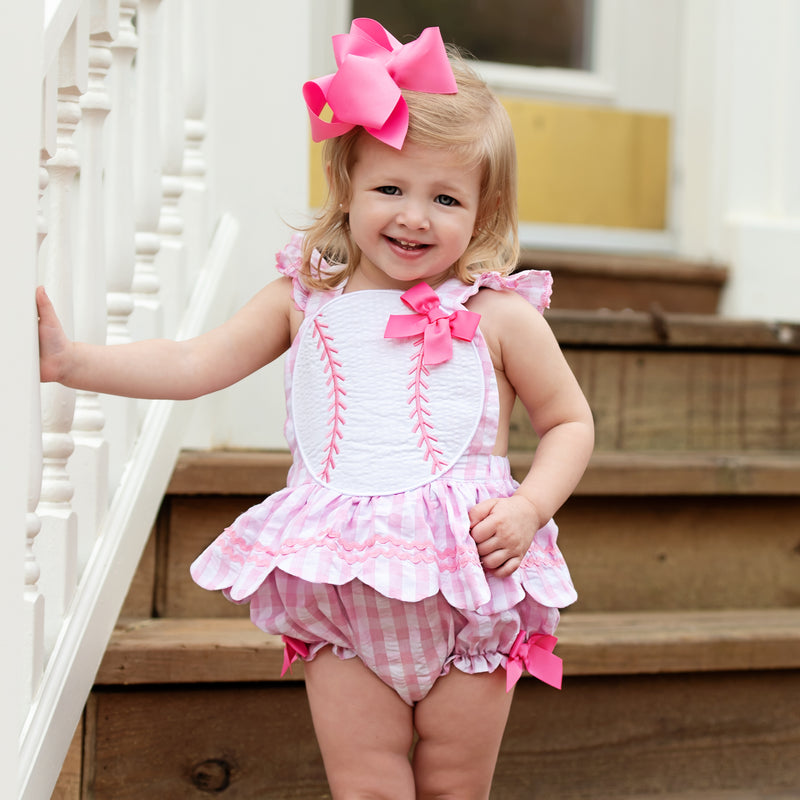 pink baseball dress A League of Their Own Dottie Costume Belt Pink Rockford Peach Baseball Dress