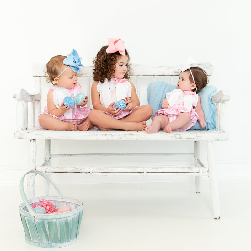Girls Twirly Skirt Easter Bunny Bubble