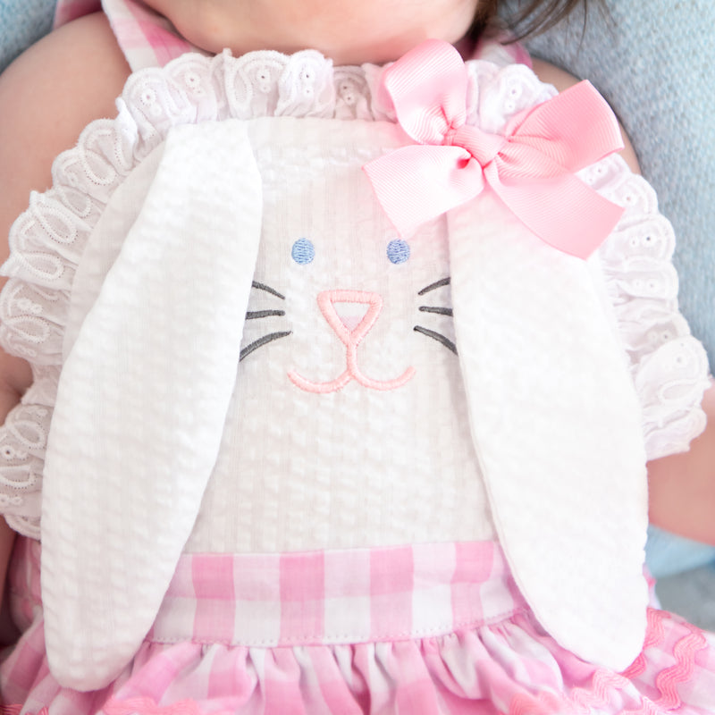 Girls Twirly Skirt Easter Bunny Bubble