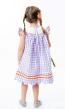 Bishop Smocked Pumpkin Halloween Dress