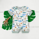 Party Animals Boys Shortie Romper