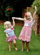 Scallop Hem Tiger Dress