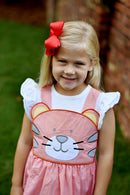 Scallop Hem Tiger Dress