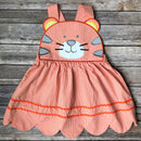 Scallop Hem Tiger Dress