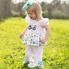 Girls Tractor Romper