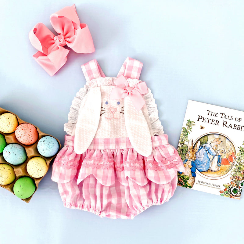 Girls Twirly Skirt Easter Bunny Bubble