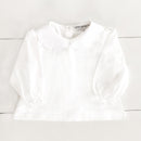 Sweetheart  Collar Long Sleeve Shirt